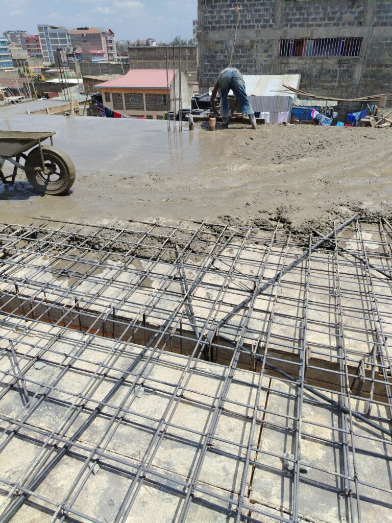 Slab concrete